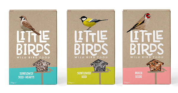 Packaging design - LITTLE BIRDS - wild bird food