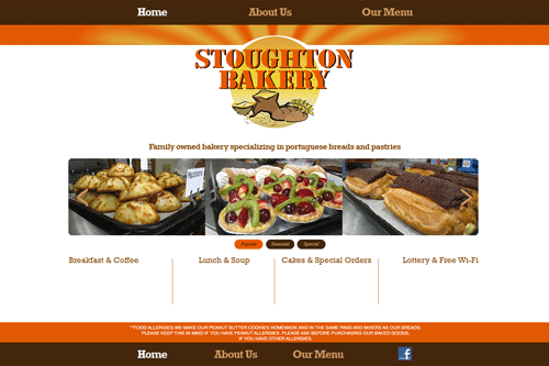 bakery pastry bread baker Small Business restaurant Website Food 