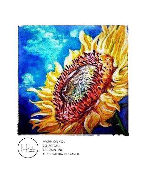 sunflower Oil Painting Drawing  ILLUSTRATION 