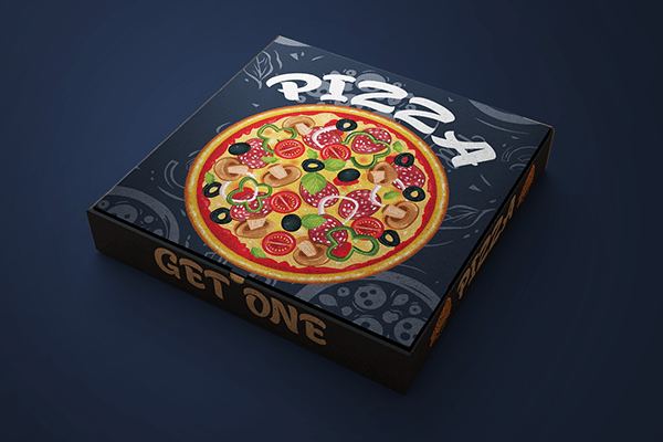 PIZZA Box Packaging Design