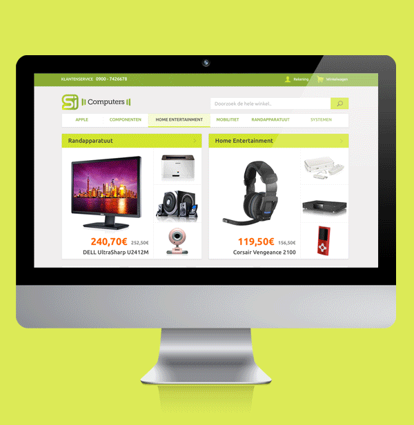 RESTYLING Ecommerce Website Electronics Technology gadgets