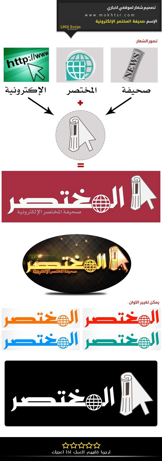 شعار صحيفة المختصر الإلكترونية
