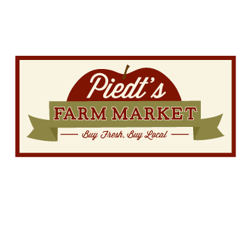farmers market Buy Locally small town Small Business local business fresh food Buy Fresh Farm Market apple logo vintage style