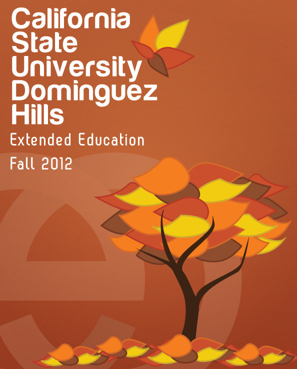 Extended Education CSUDH Fall bulletin cover Tree 