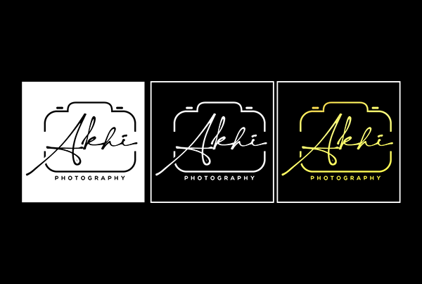 creative and unique signature logo design