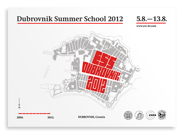 Dubrovnik summer school Health simple care visual identity