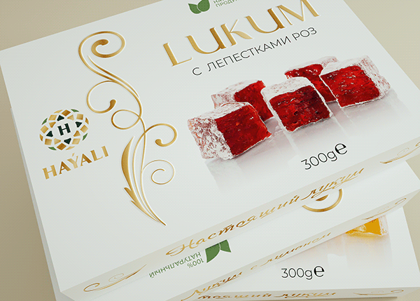 Turkish delight packaging design