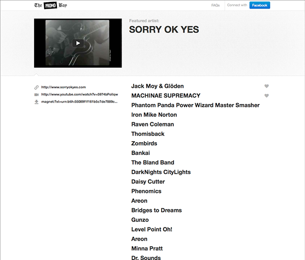 sorry ok yes  facedown music video