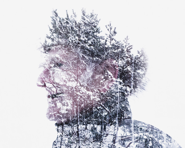 double exposure Scandinavian finland Christoffer Relander multiple exposures winter BrooklynCreates