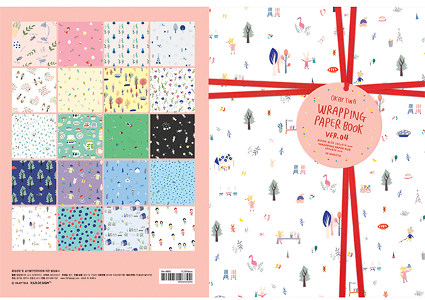 wrappingpaper wrapping book