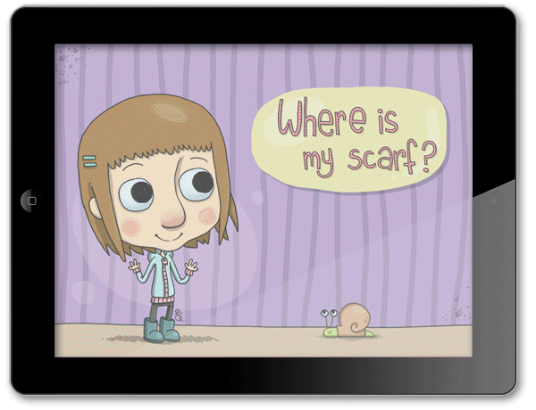 book budgie children's book interactive book app app store scarf cartoon children
