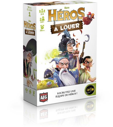 Iello AEG 7th HERO card board game biboun