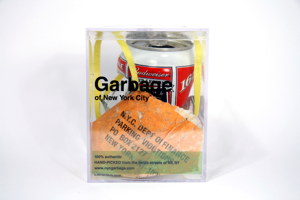 new york city garbage sculpture modern art nyc Packaging