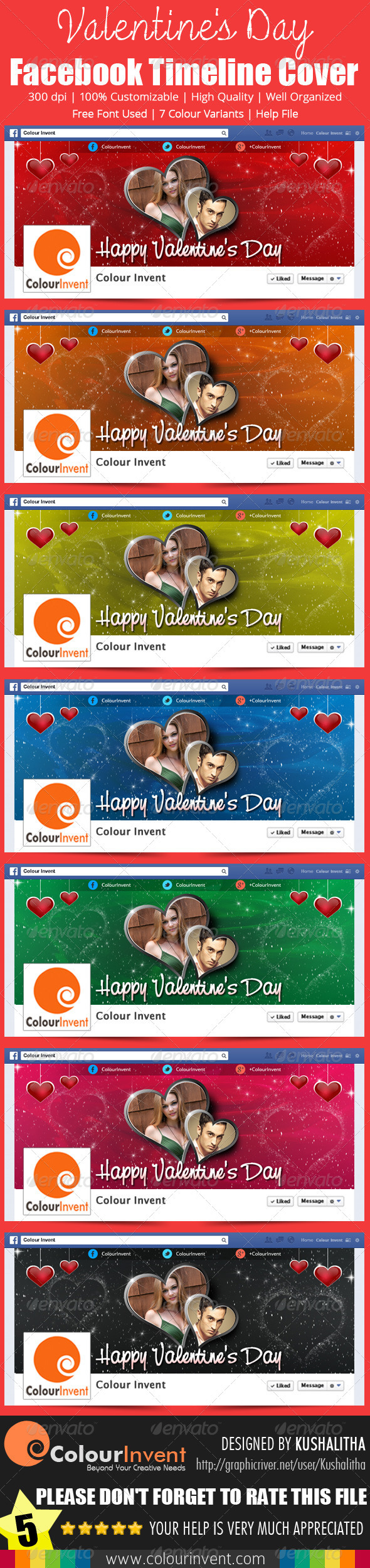 facebook timeline company facebook cover valentine modern personal professional timeline cover Unique Web Elements