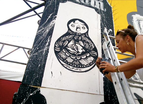 streetart paint Drawing  ILLUSTRATION  handdrawing handpainting