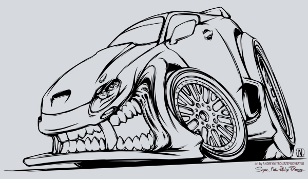 toyota nitrouzzz Supra car machine beast monster teeth red Drag Racing animal