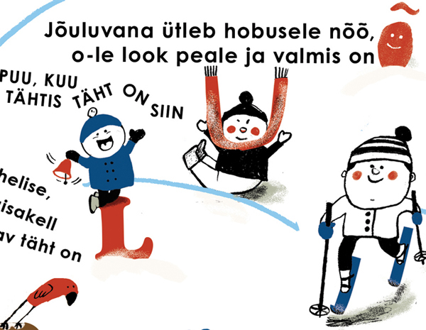 eesti kids magazine winter Christmas children Fun estonian Täheke