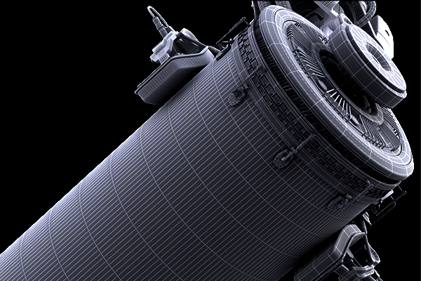 Philips Glazyrin CGI 3D robot battery steel