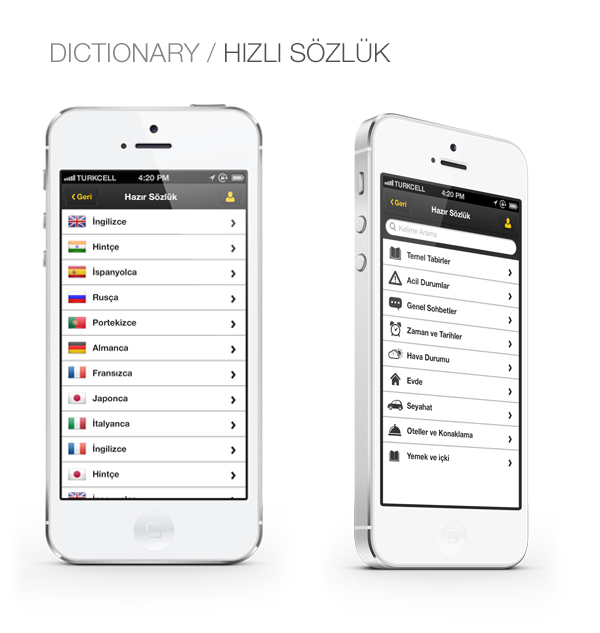 turkcel turkcell seyahat Seyahat Travel iphone ios app Guide UI mobile