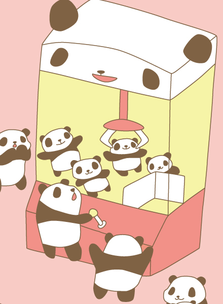 Panda  game arcade animal kawaii cute Leisure