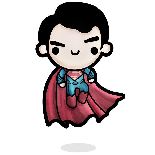 superman man steel clark ken kawaii cute dc comics chibi Kal-El henry cavill
