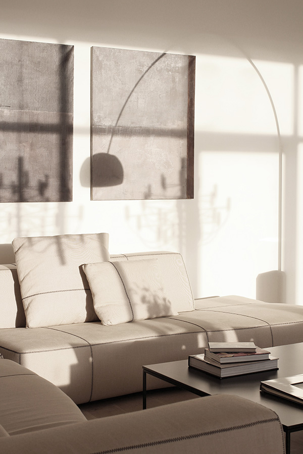 B&B Italia dinesen bulthaup minimal contemporary living room EAMES