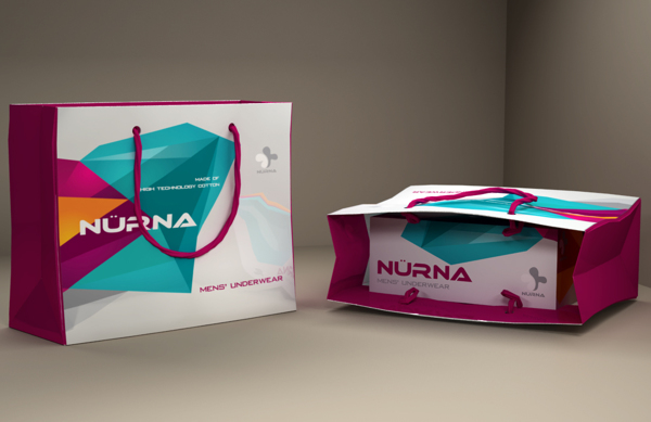 nurna brochure design corporate identity folder design box design logo geometry design  shape design package design 