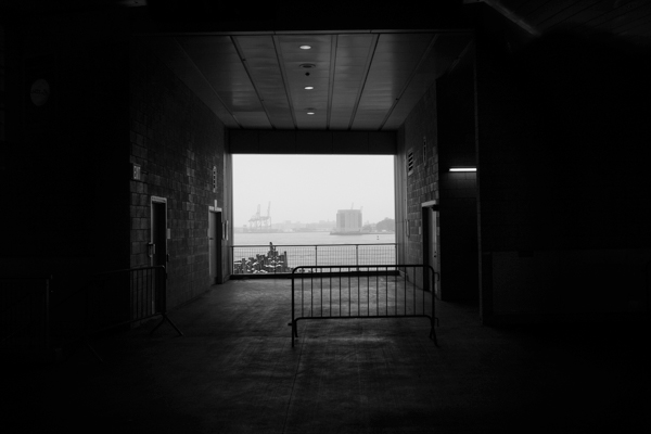 Street black and white street photography staten island ferry shadow light formal photography sva The Humanist