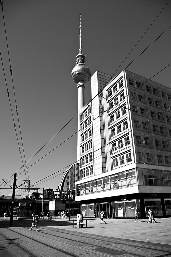 berlin  Alexanderplatz black & white
