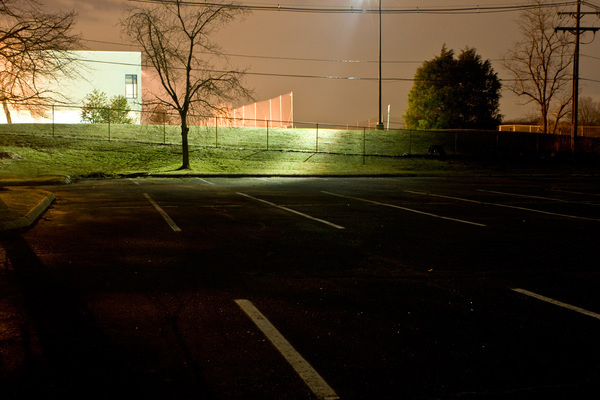 suburbs night time Landscape