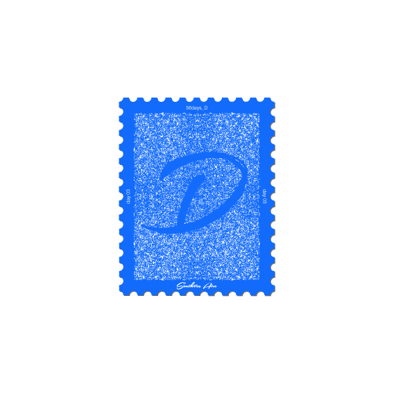 stamps 36daysoftype letters type numbers vector