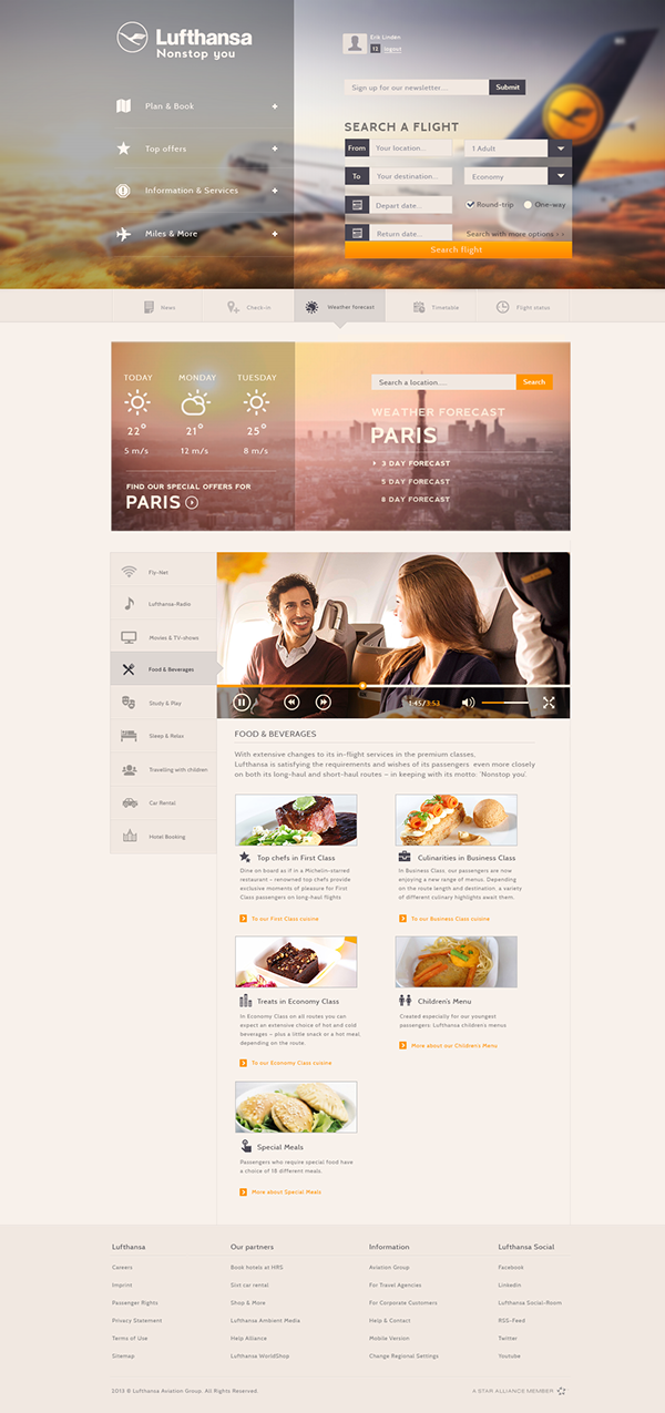 photoshop  illustrator  Lufthansa  Concept  redesign  webdesign  design  UI  UX  transparent  Landing Page airline