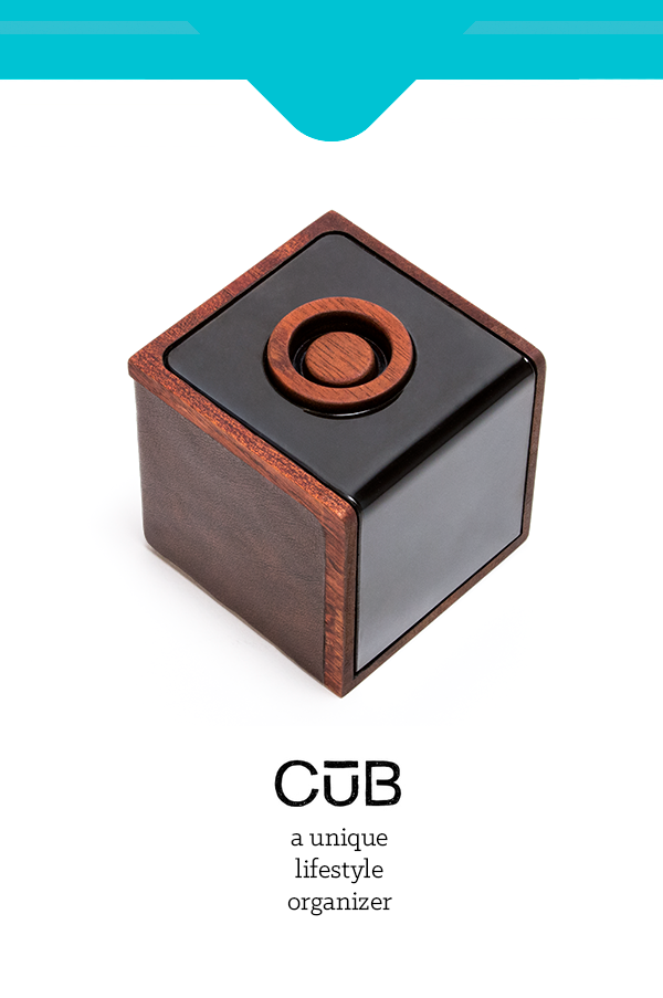 cube Interface UI wood OLED hand drawn Fun lifestyle organizer product cub