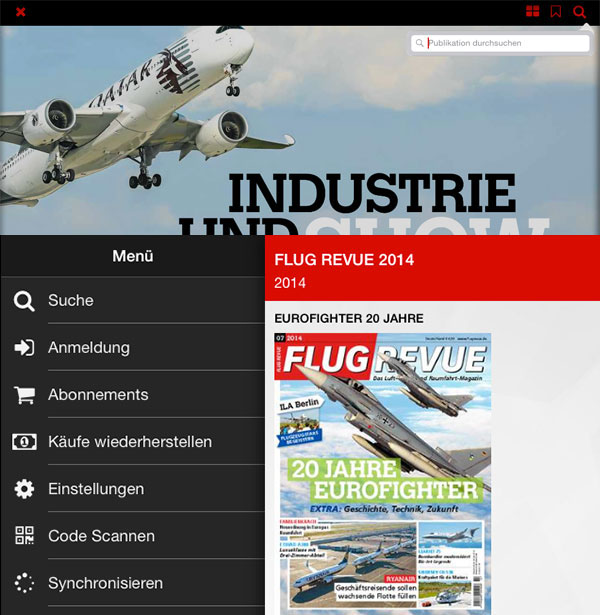 Kiosk WEBKiosk Yumpu.com Katalog-Kiosk katalog magazin newsstand DPS ePaper Yumpu APPKiosk PDFtoWEB pdf FlugRevue Flugzeuge