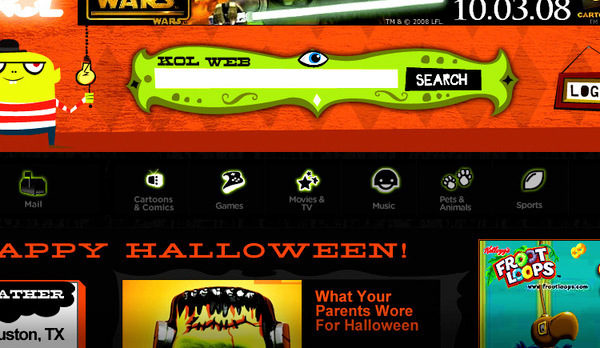 Halloween kids Fun interactive Web