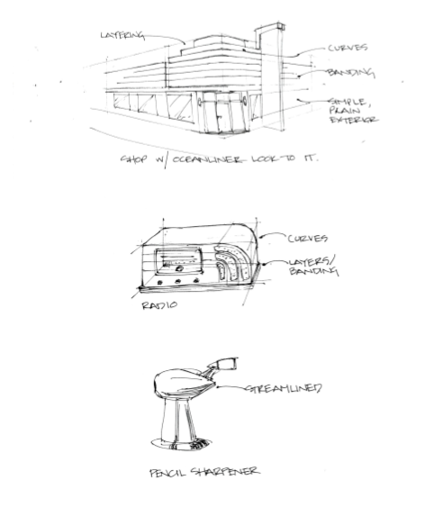 chair furniture cardboard concept sketches