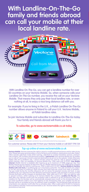 mobile phone purple leaflet flyer brochure DL6