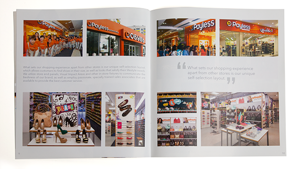 Patrick Giroux Payless shoes brochure Retail Global franchise strategy