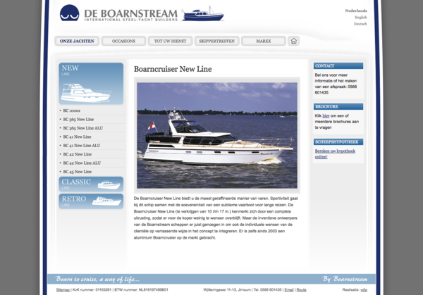 De Boarnstream Webdesign HTML css jeroen rijpstra Van der Let & Partners Identity