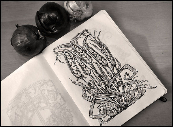moleskine sketchbook ink