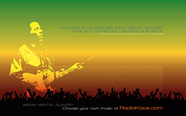 Wallpapers diseño digital rock Metallica Bob Marley king crimson