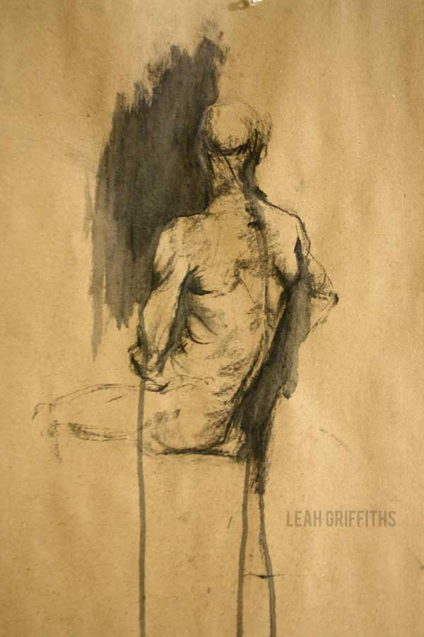 figure Figure Drawing ink texture mixed media graphite