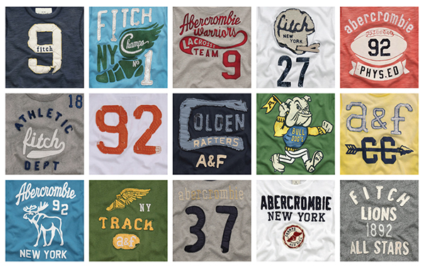 abercrombie fitch graphic tees