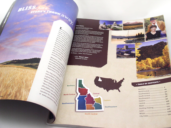 magazine trade publication travel guide Idaho