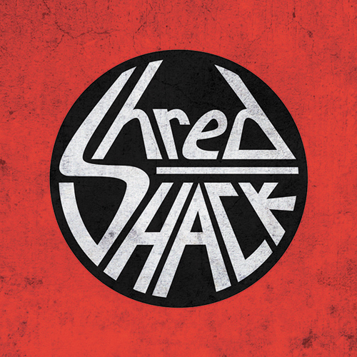 shred shack skateshop rebranding logo