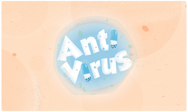Antibiotic  game crabtoon design flat html5 virus antivirus color mission