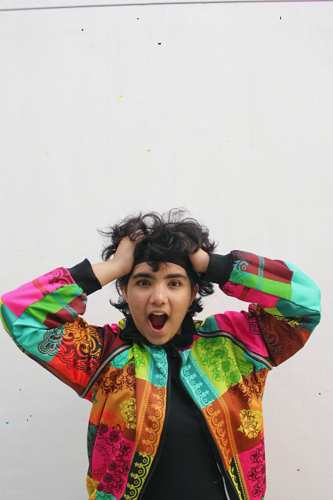 Colourful  funky jacket loud luxury Menswear VERSACE