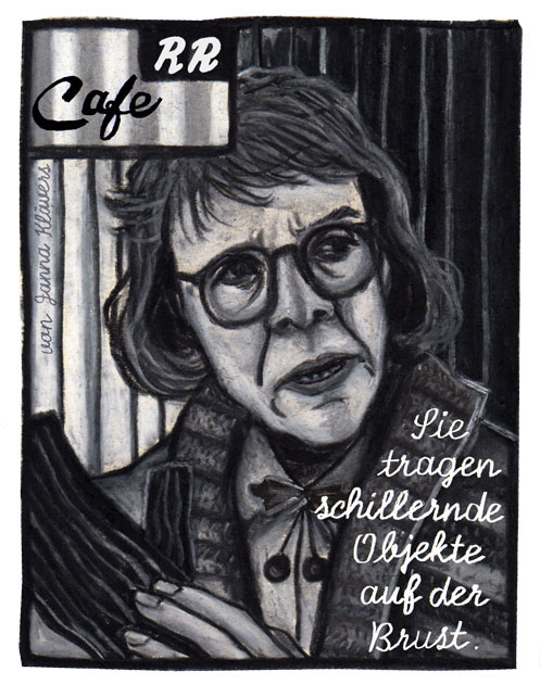 comic strip twin peaks strapazin black and white log lady agent dale cooper Pastels garland briggs David Lynch tv series mystery