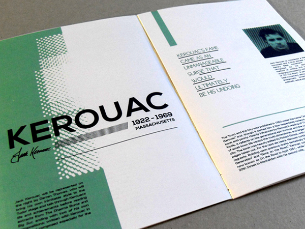 Poster Design Design for Print Events brochure Booklet beat poets postcards