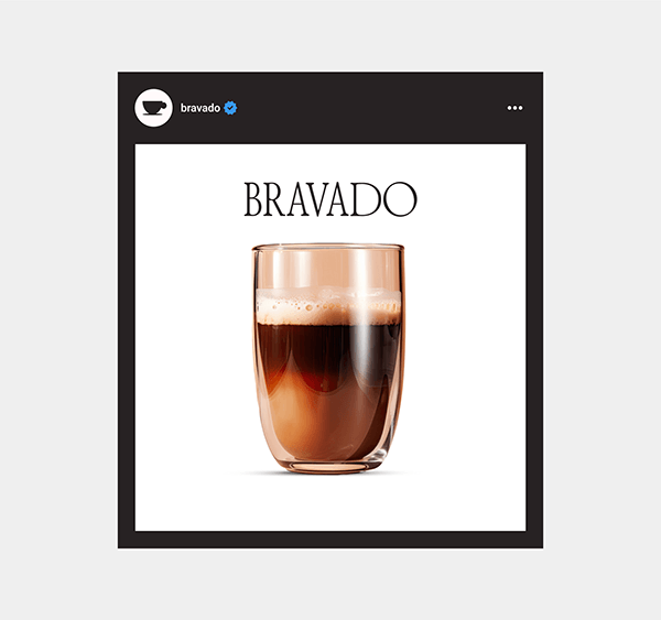Bravado Coffee Brand Design